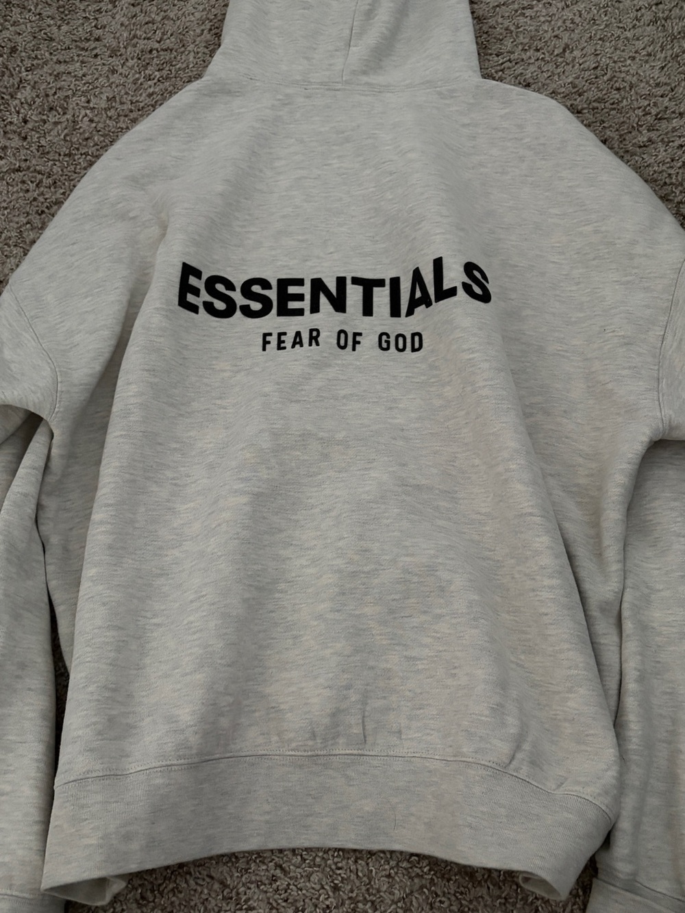 Essentials fear of god Heather grey hoodie - Picture 3 of 5